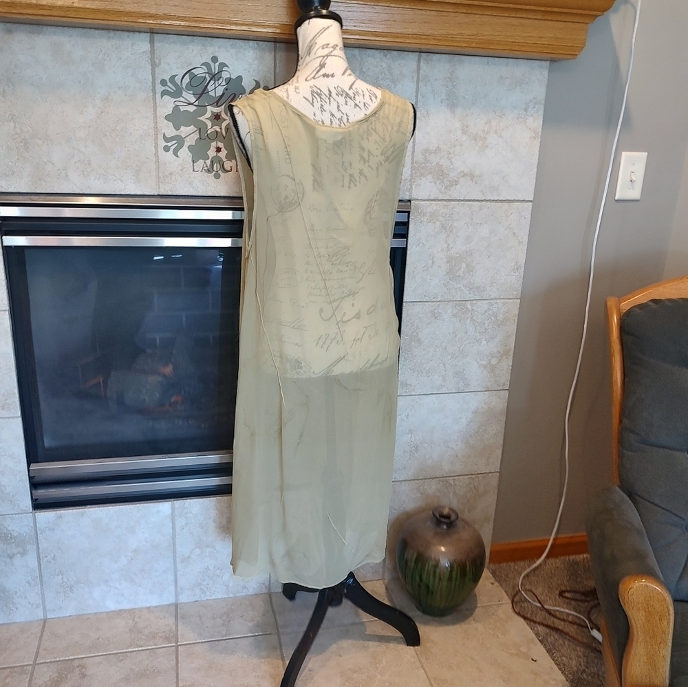 Cachaca Size Small Mild Olive Two Dress Overlay Combo! - Picture 13 of 14